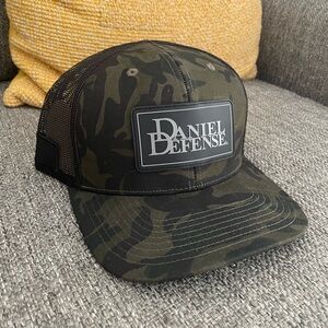 Daniel Defense Camouflage Trucker Hat
